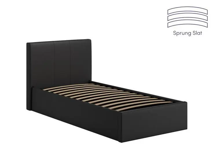 Yardley Upholstered Ottoman Bed Frame - Black - Image 8
