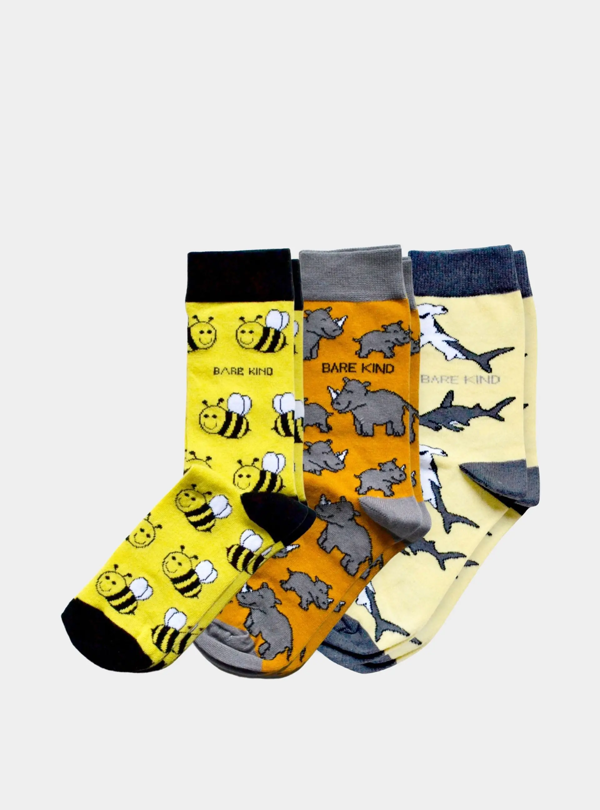 Yellow Lover 3 Bamboo Sock Set