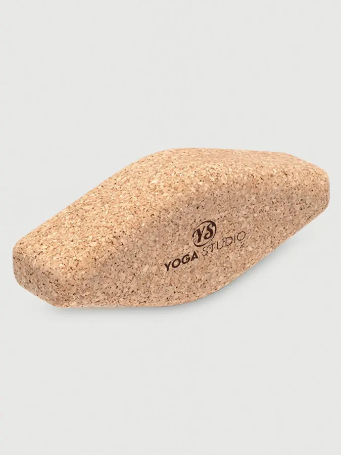 Yoga Studio Cork Egg Oval Block - Image 2