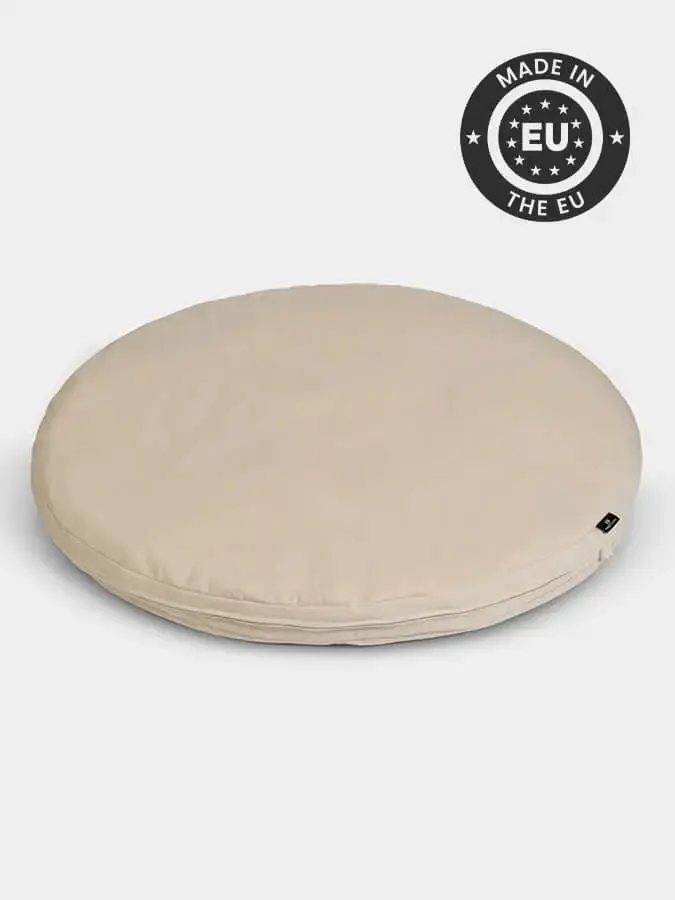 Yoga Studio EU Round Organic Zabuton Meditation Cushion - Image 2