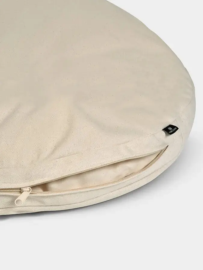 Yoga Studio EU Round Organic Zabuton Meditation Cushion - Image 4