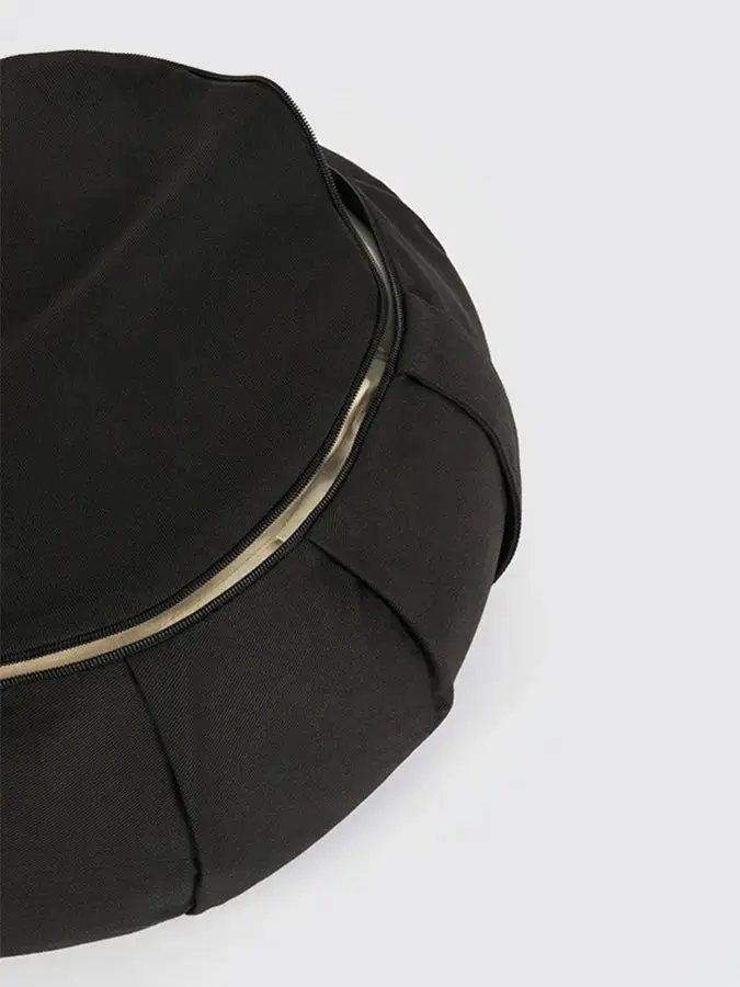 Yoga Studio GOTS Organic Cotton Crescent Lotus Zafu Buckwheat Cushion - Image 32