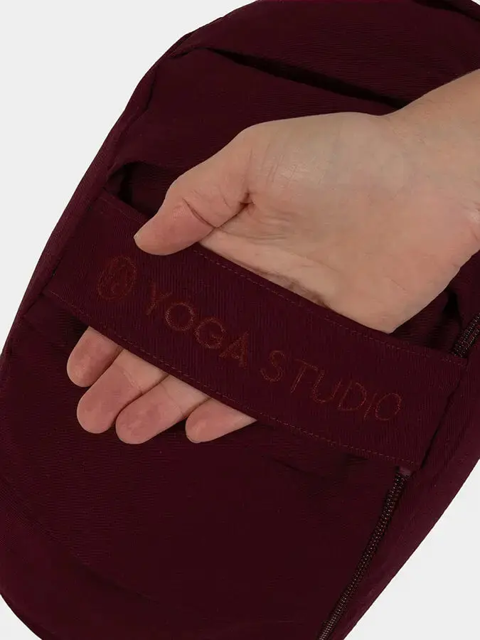 Yoga Studio GOTS Organic Cotton Crescent Lotus Zafu Buckwheat Cushion - Image 39