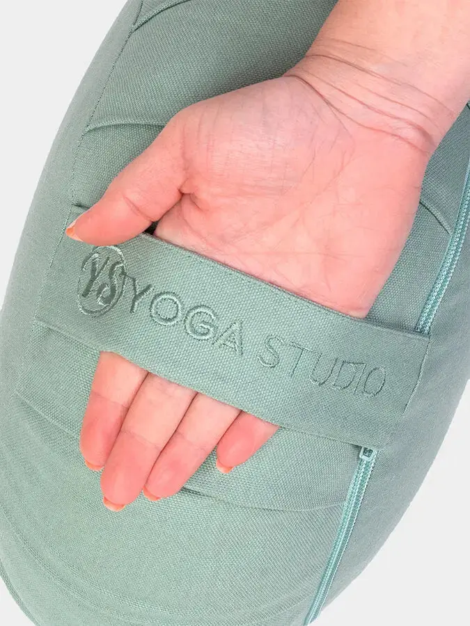 Yoga Studio GOTS Organic Cotton Round Lotus Zafu Buckwheat Cushion - Image 11