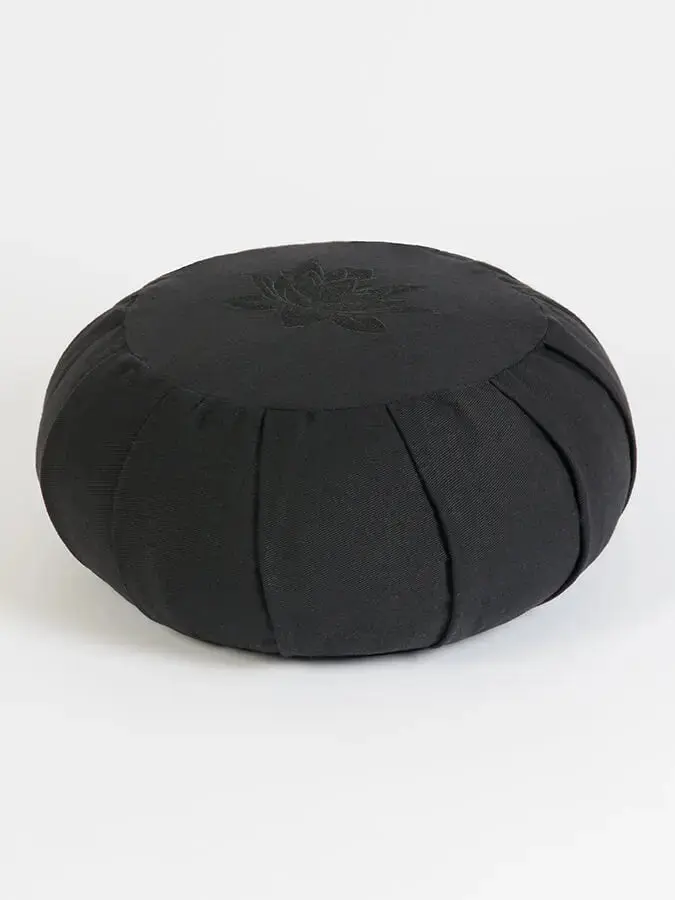 Yoga Studio GOTS Organic Cotton Round Lotus Zafu Buckwheat Cushion - Image 16