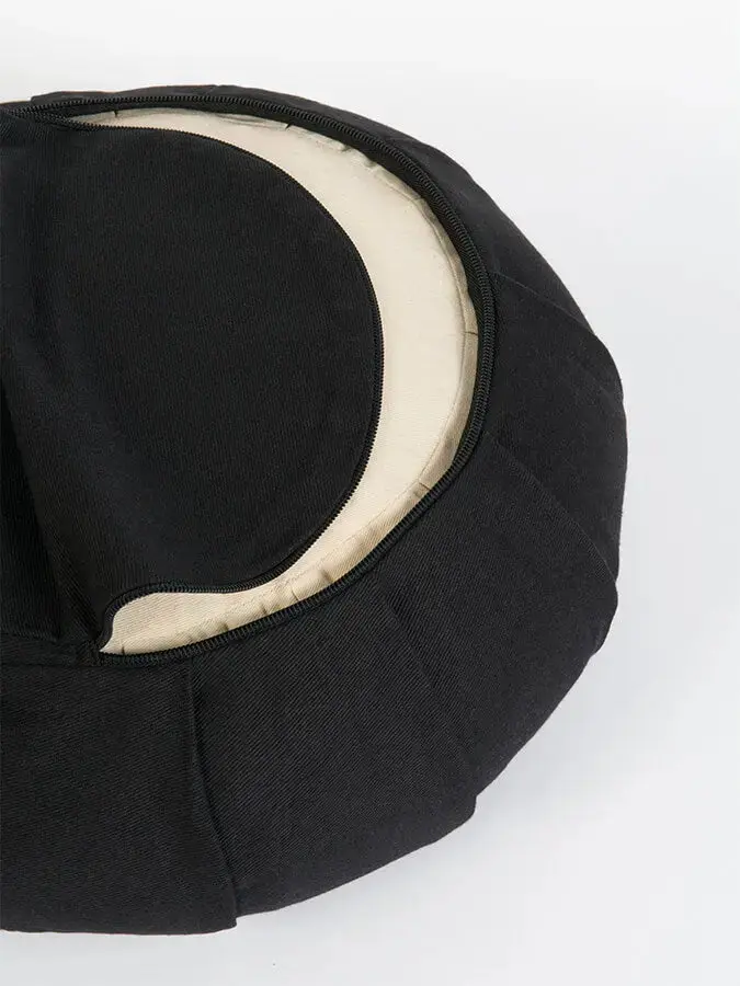 Yoga Studio GOTS Organic Cotton Round Lotus Zafu Buckwheat Cushion - Image 17