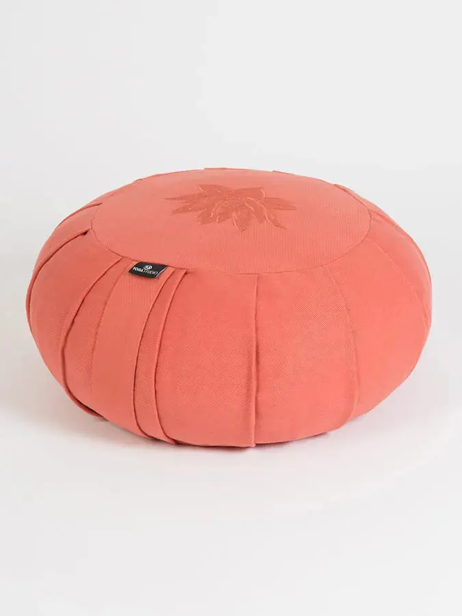 Yoga Studio GOTS Organic Cotton Round Lotus Zafu Buckwheat Cushion - Image 18