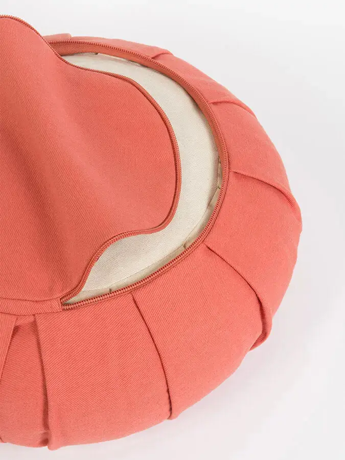Yoga Studio GOTS Organic Cotton Round Lotus Zafu Buckwheat Cushion - Image 20