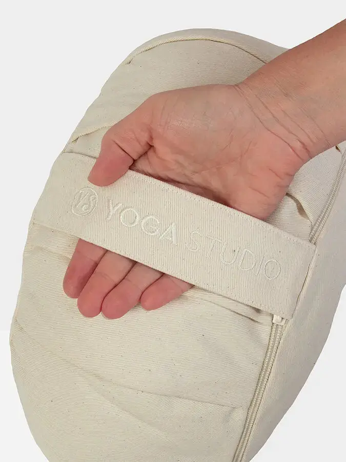 Yoga Studio GOTS Organic Cotton Round Lotus Zafu Buckwheat Cushion - Image 24