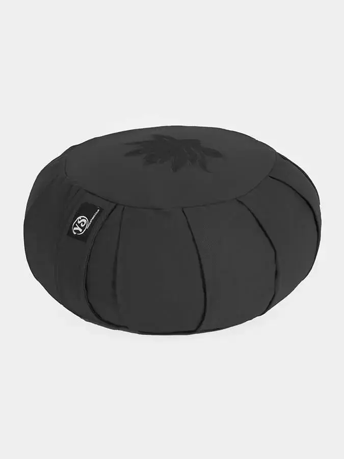 Yoga Studio GOTS Organic Cotton Round Lotus Zafu Buckwheat Cushion - Image 25