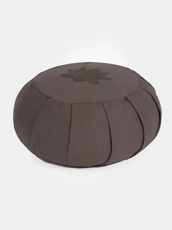 Yoga Studio GOTS Organic Cotton Round Lotus Zafu Buckwheat Cushion - Image 44