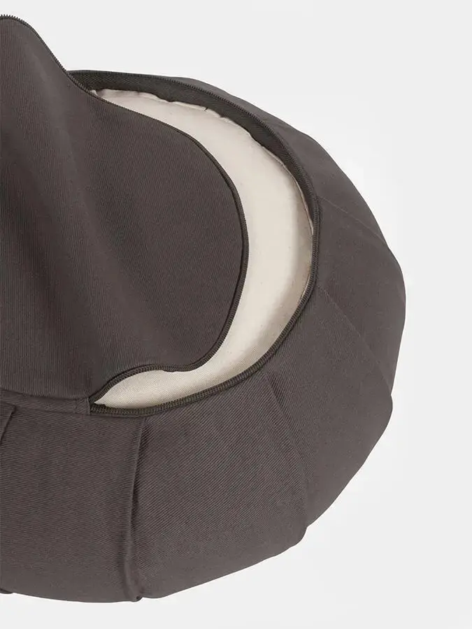 Yoga Studio GOTS Organic Cotton Round Lotus Zafu Buckwheat Cushion - Image 45
