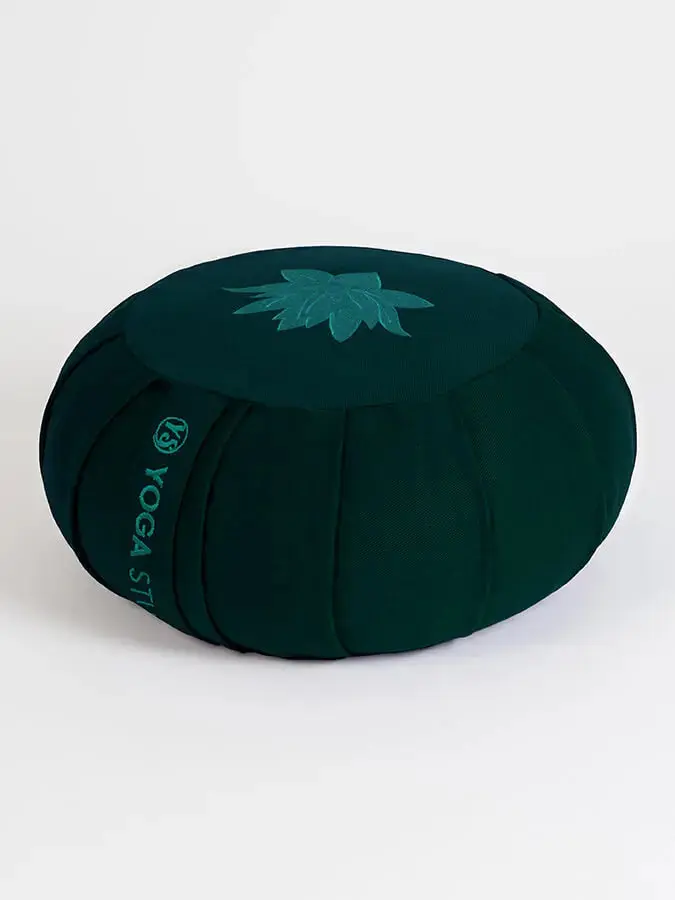 Yoga Studio GOTS Organic Cotton Round Lotus Zafu Buckwheat Cushion - Image 46