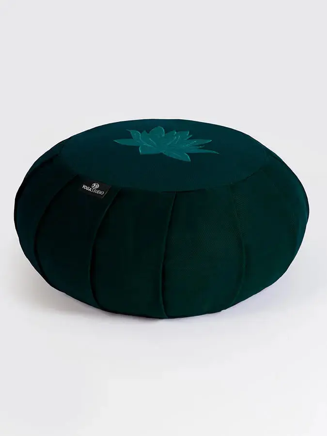 Yoga Studio GOTS Organic Cotton Round Lotus Zafu Buckwheat Cushion - Image 47