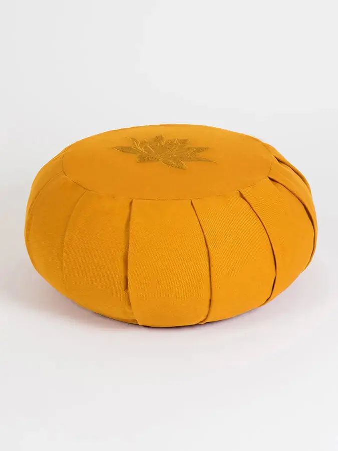 Yoga Studio GOTS Organic Cotton Round Lotus Zafu Buckwheat Cushion - Image 54