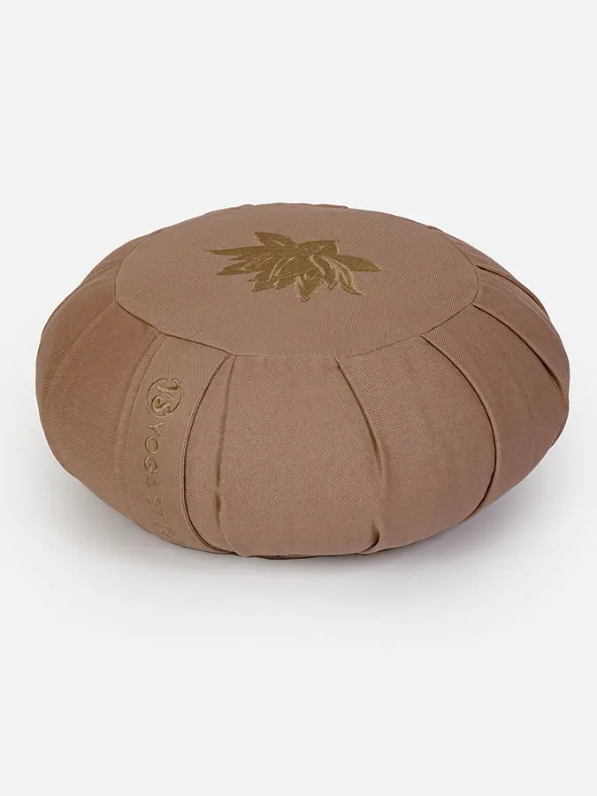 Yoga Studio GOTS Organic Cotton Round Lotus Zafu Buckwheat Cushion - Image 56