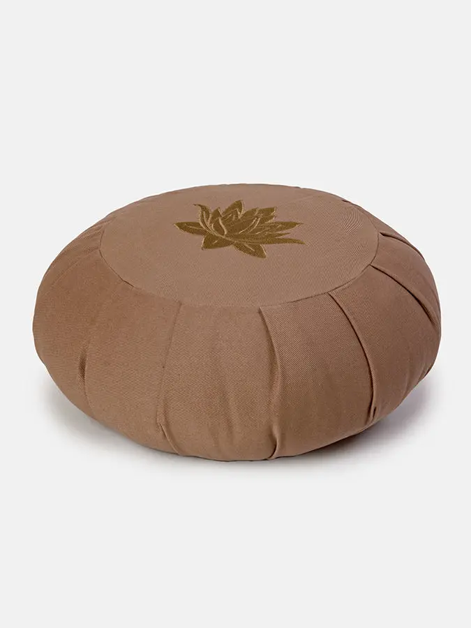 Yoga Studio GOTS Organic Cotton Round Lotus Zafu Buckwheat Cushion - Image 59