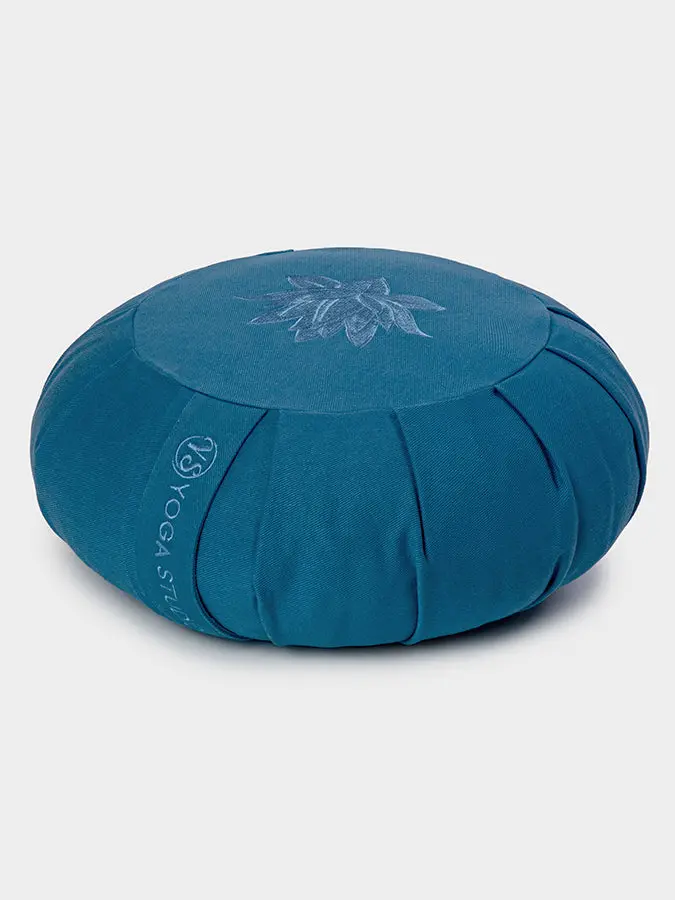Yoga Studio GOTS Organic Cotton Round Lotus Zafu Buckwheat Cushion - Image 60