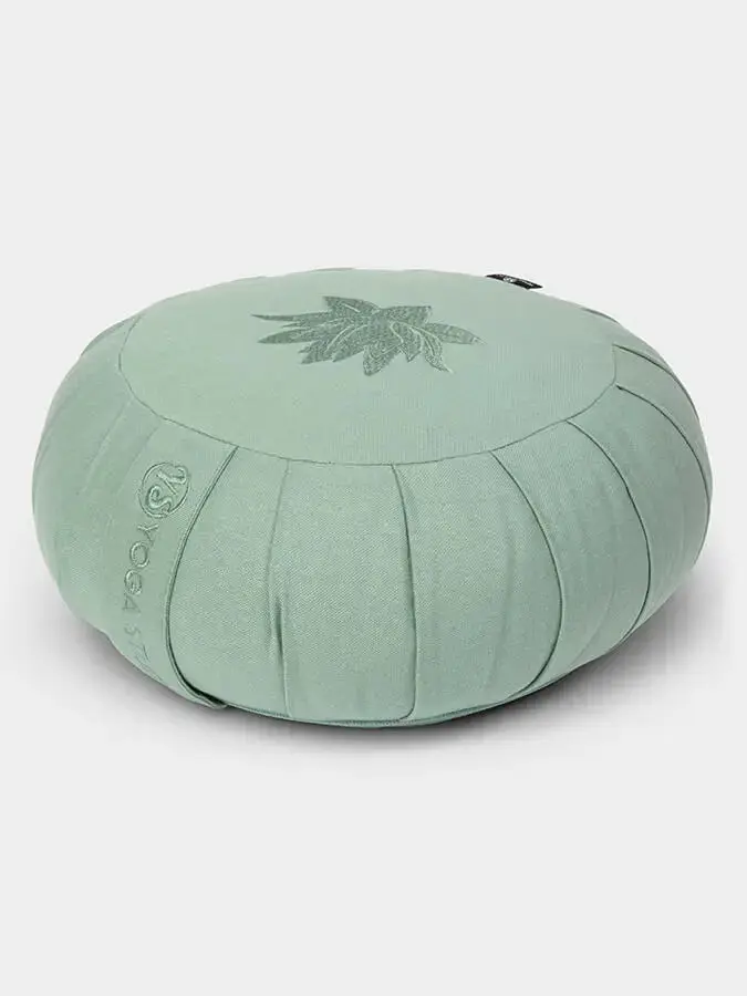 Yoga Studio GOTS Organic Cotton Round Lotus Zafu Buckwheat Cushion - Image 8