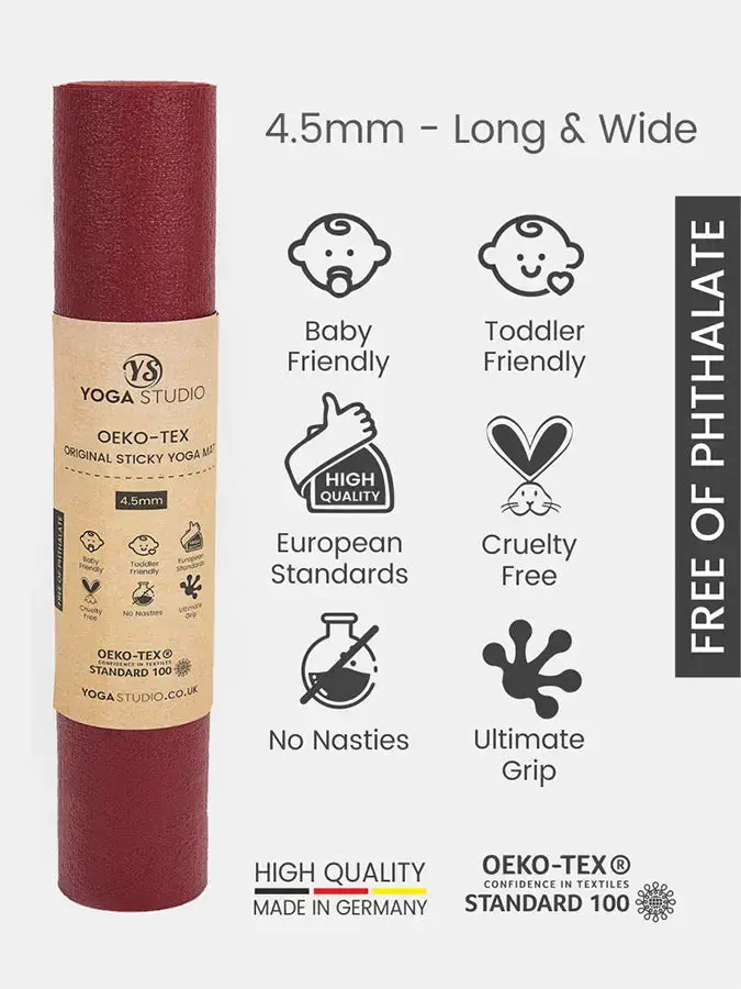 Yoga Studio Oeko-Tex Long & Wide Yoga Mat 4.5mm - Image 18