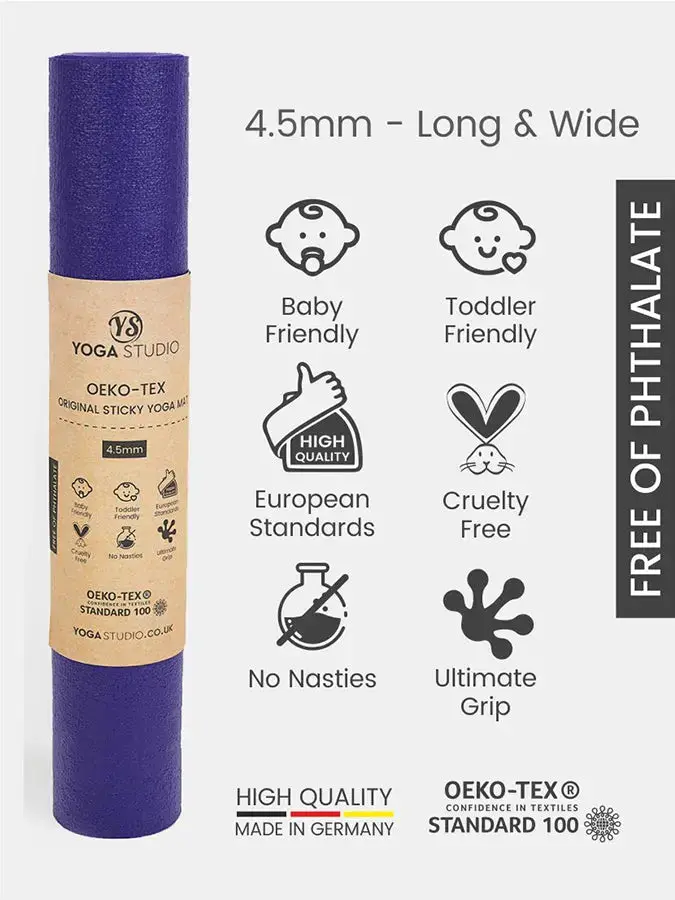 Yoga Studio Oeko-Tex Long & Wide Yoga Mat 4.5mm - Image 30