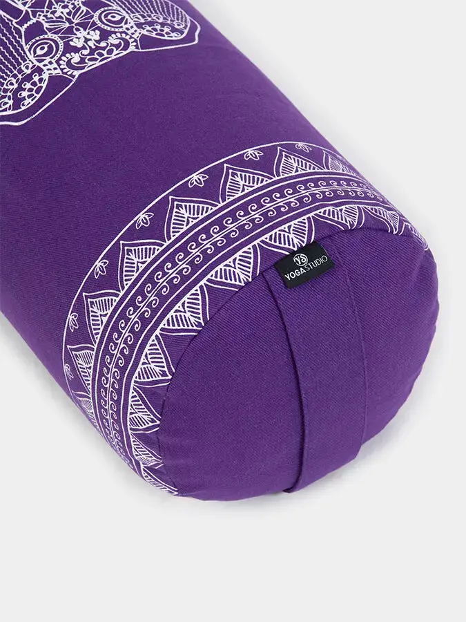 Yoga Studio Organic Buckwheat Elephant Meditation Bolster Cushion - Image 11