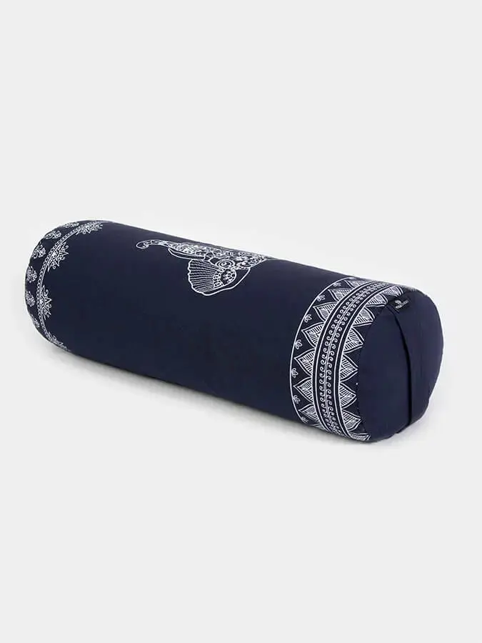 Yoga Studio Organic Buckwheat Elephant Meditation Bolster Cushion - Image 13