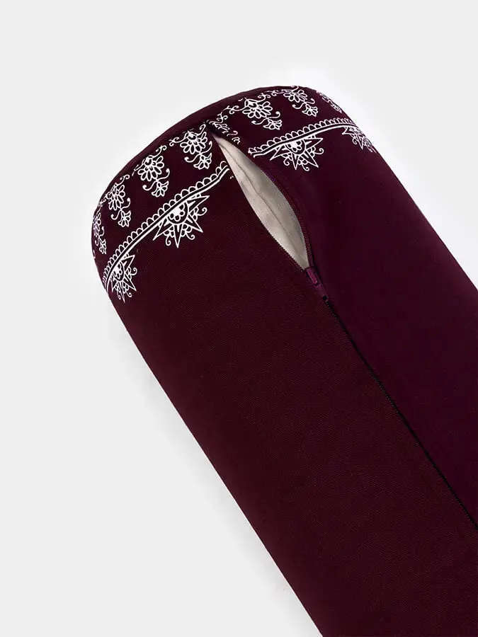 Yoga Studio Organic Buckwheat Elephant Meditation Bolster Cushion - Image 6