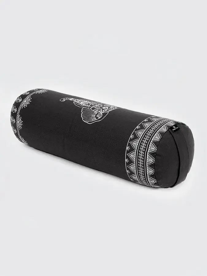 Yoga Studio Organic Buckwheat Elephant Meditation Bolster Cushion - Image 7
