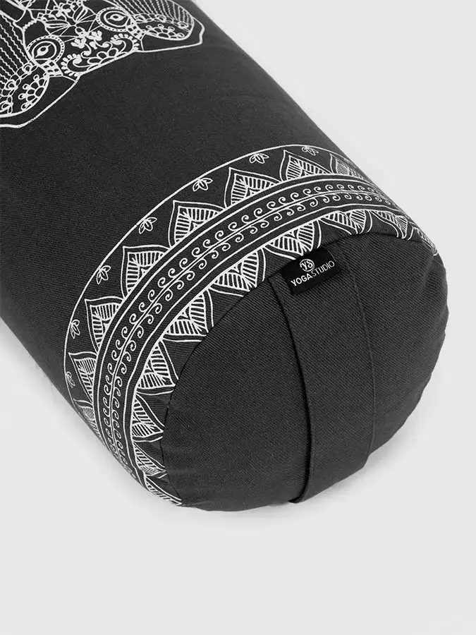 Yoga Studio Organic Buckwheat Elephant Meditation Bolster Cushion - Image 8