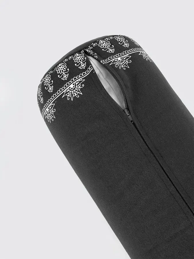 Yoga Studio Organic Buckwheat Elephant Meditation Bolster Cushion - Image 9