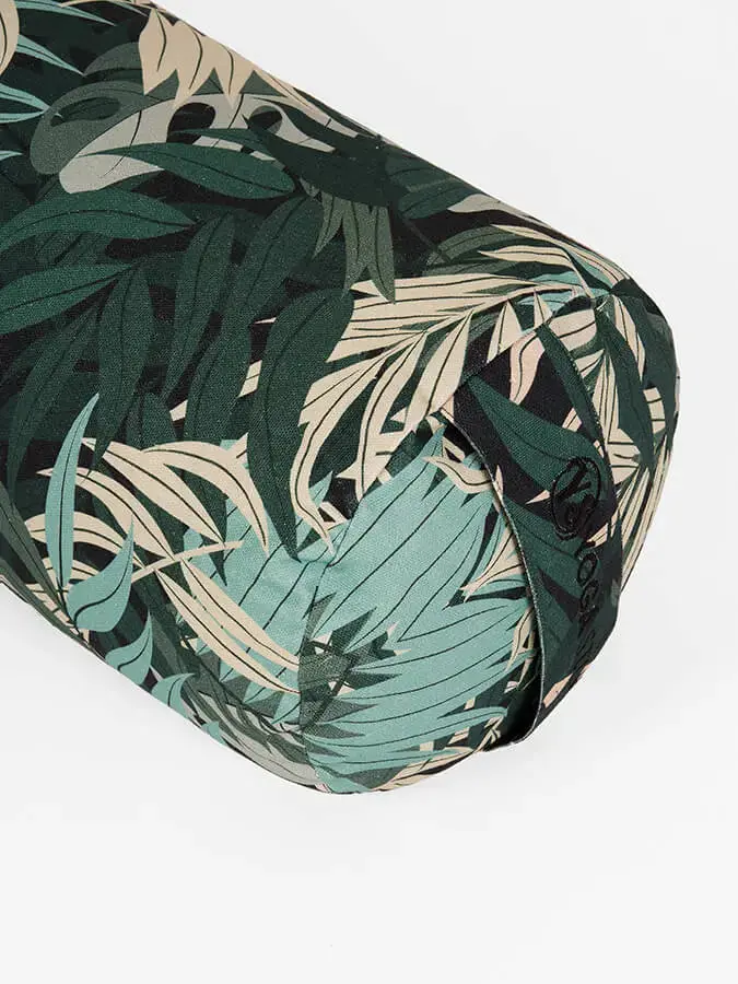 Yoga Studio Organic Buckwheat Floral Meditation Bolster Cushion - Image 6