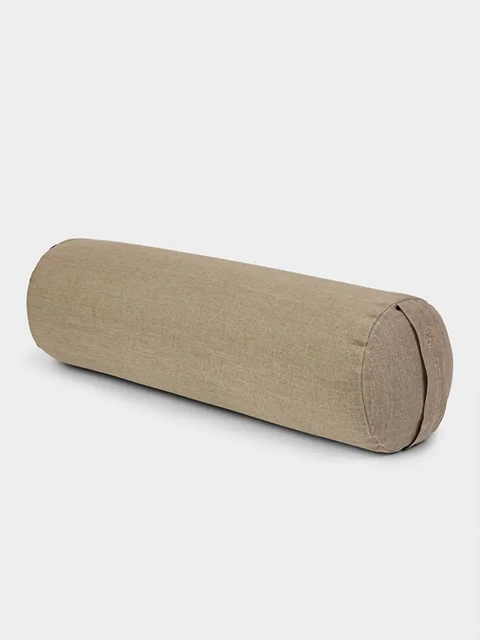 Yoga Studio Organic Buckwheat Hemp Lotus Meditation Bolster Cushion - Image 2
