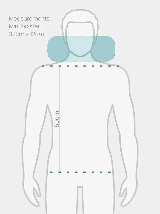 Yoga Studio Organic Buckwheat Mini Bolster - Image 21
