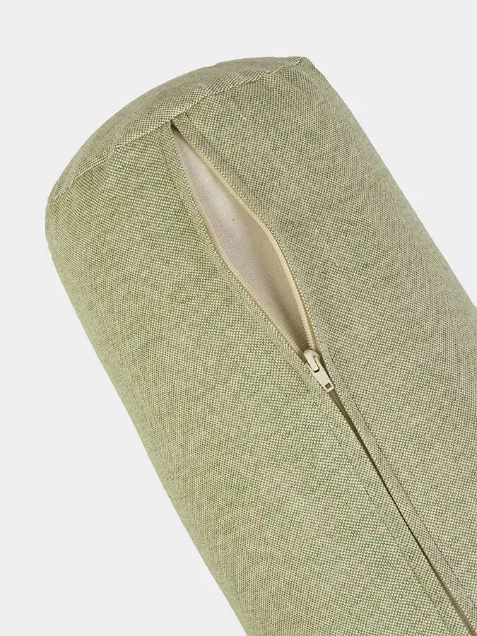 Yoga Studio Organic Buckwheat Two Toned Meditation Bolster Cushion - Image 10