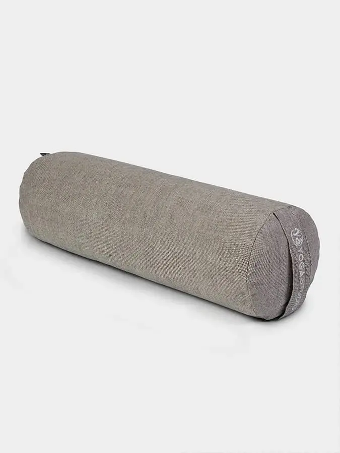 Yoga Studio Organic Buckwheat Two Toned Meditation Bolster Cushion - Image 11