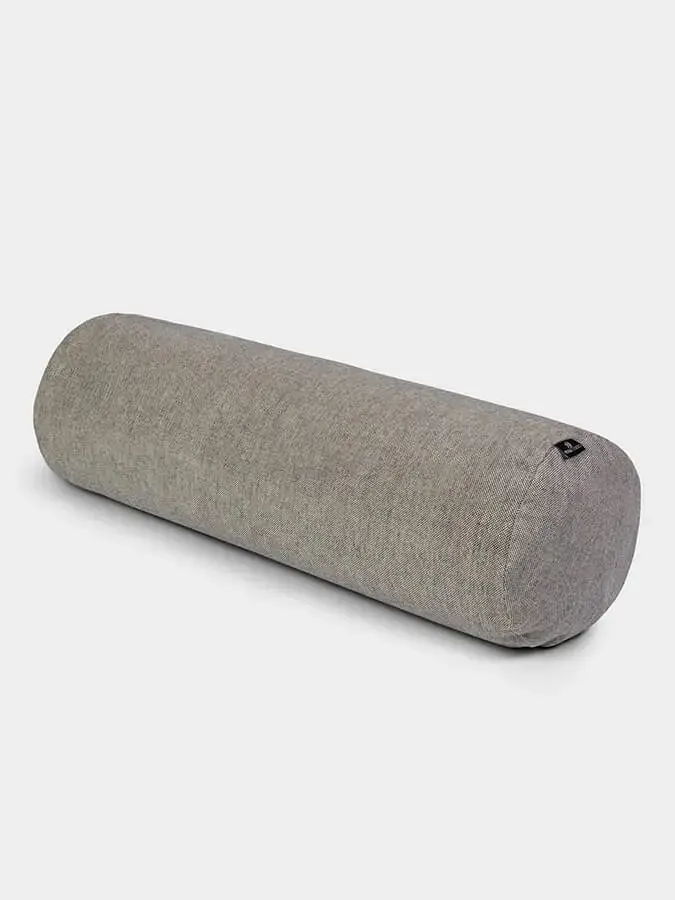 Yoga Studio Organic Buckwheat Two Toned Meditation Bolster Cushion - Image 12