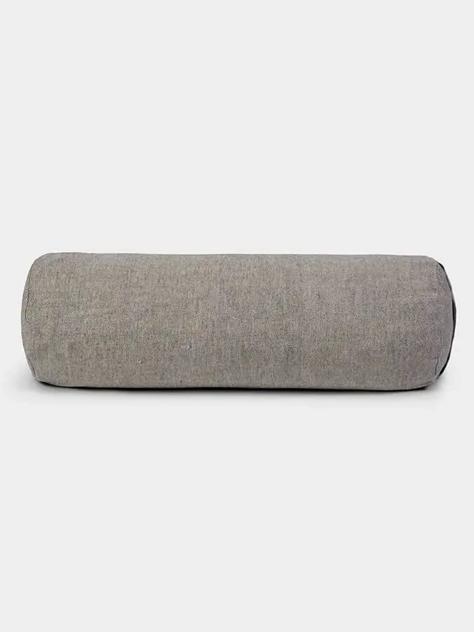 Yoga Studio Organic Buckwheat Two Toned Meditation Bolster Cushion - Image 13