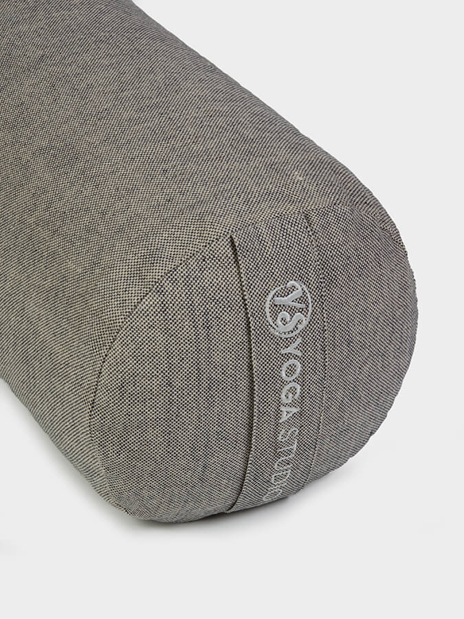 Yoga Studio Organic Buckwheat Two Toned Meditation Bolster Cushion - Image 14