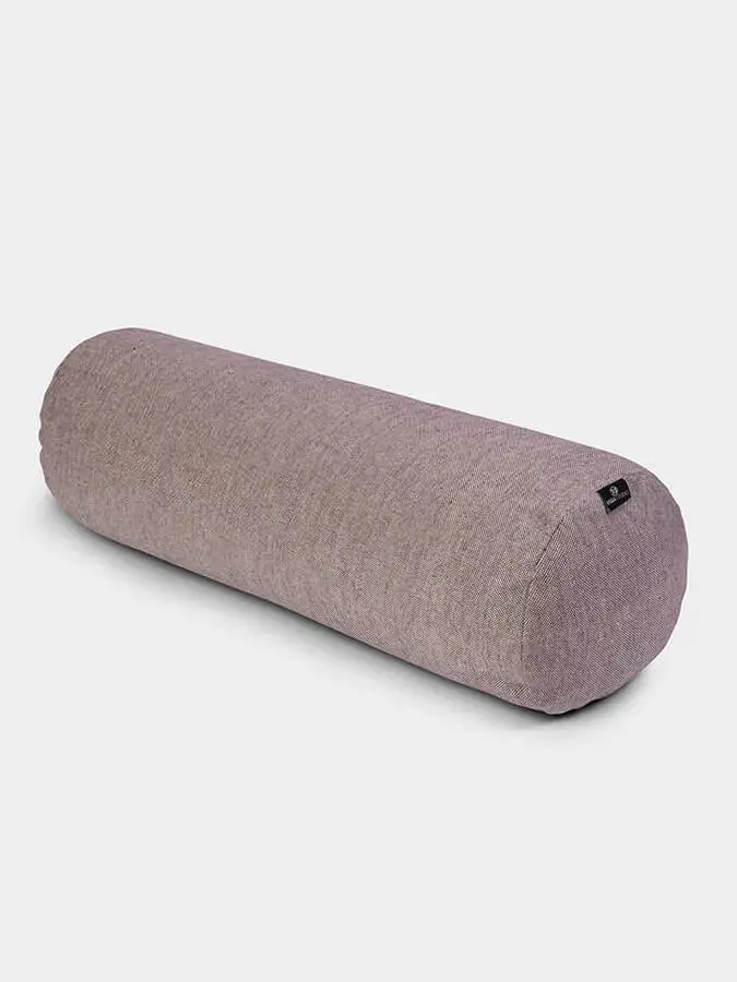 Yoga Studio Organic Buckwheat Two Toned Meditation Bolster Cushion - Image 2