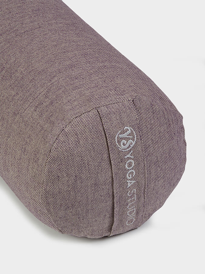 Yoga Studio Organic Buckwheat Two Toned Meditation Bolster Cushion - Image 4