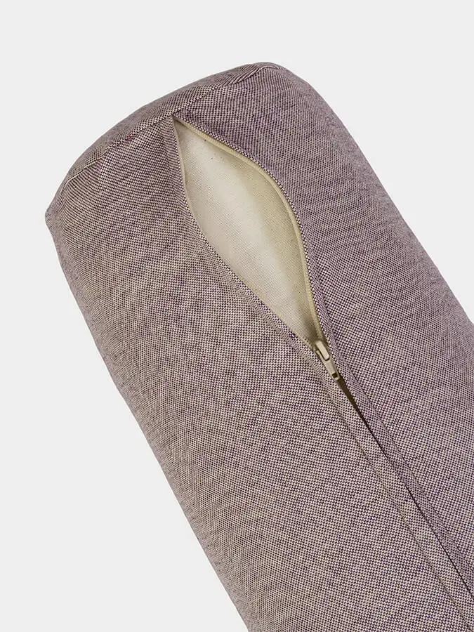 Yoga Studio Organic Buckwheat Two Toned Meditation Bolster Cushion - Image 5