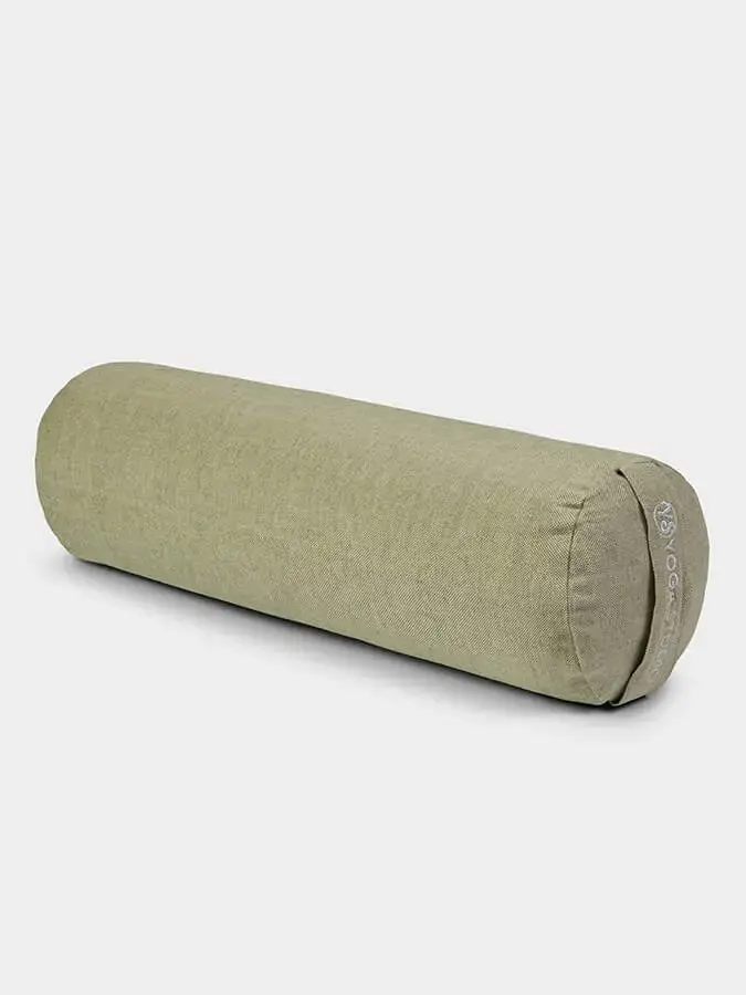 Yoga Studio Organic Buckwheat Two Toned Meditation Bolster Cushion - Image 6
