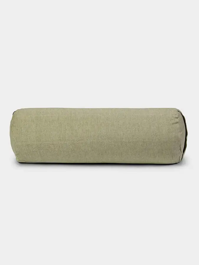 Yoga Studio Organic Buckwheat Two Toned Meditation Bolster Cushion - Image 8