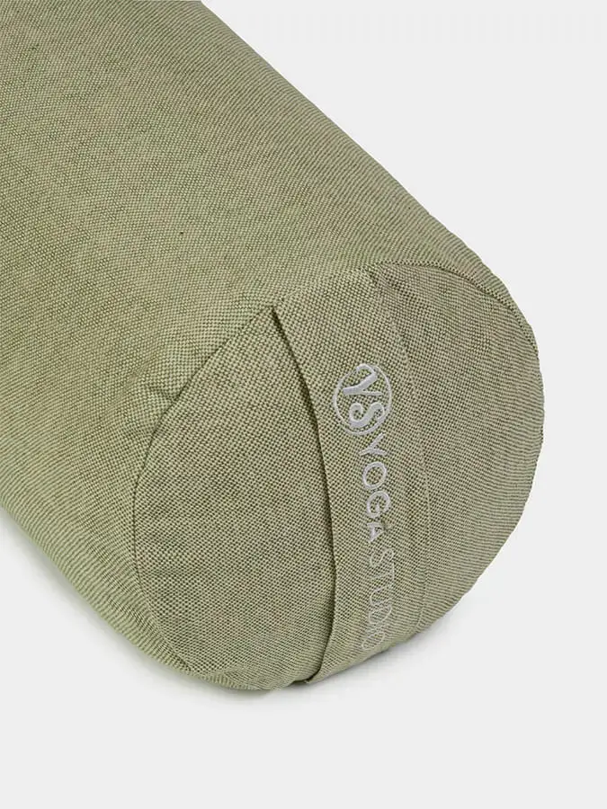 Yoga Studio Organic Buckwheat Two Toned Meditation Bolster Cushion - Image 9