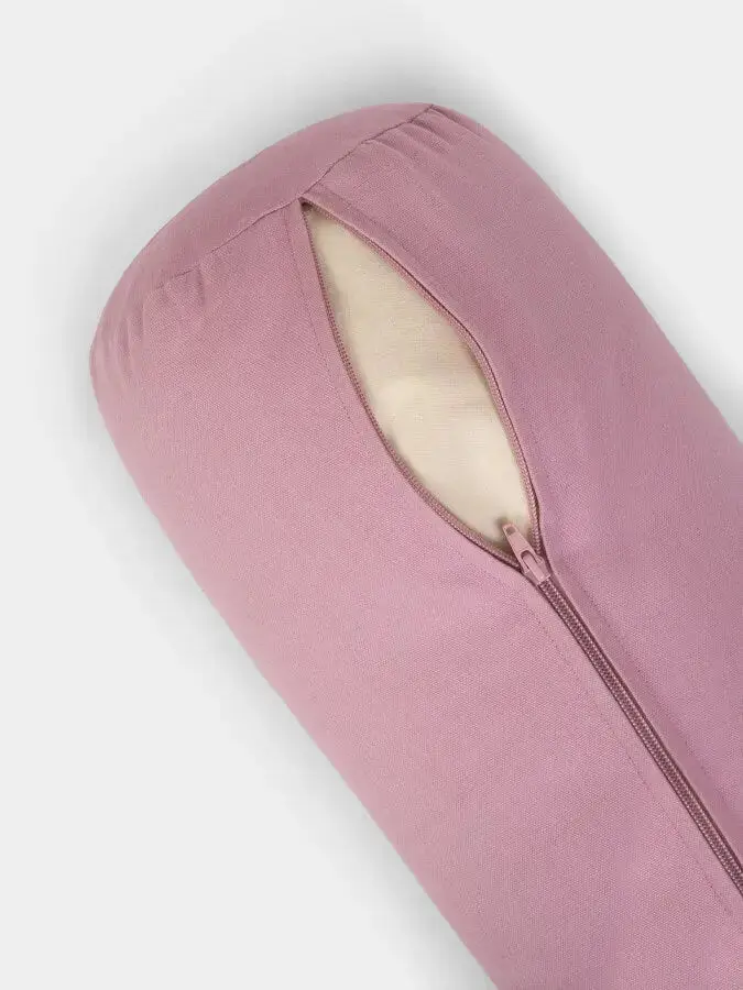 Yoga Studio Organic Cotton Buckwheat Lotus Meditation Bolster Cushion - Image 14