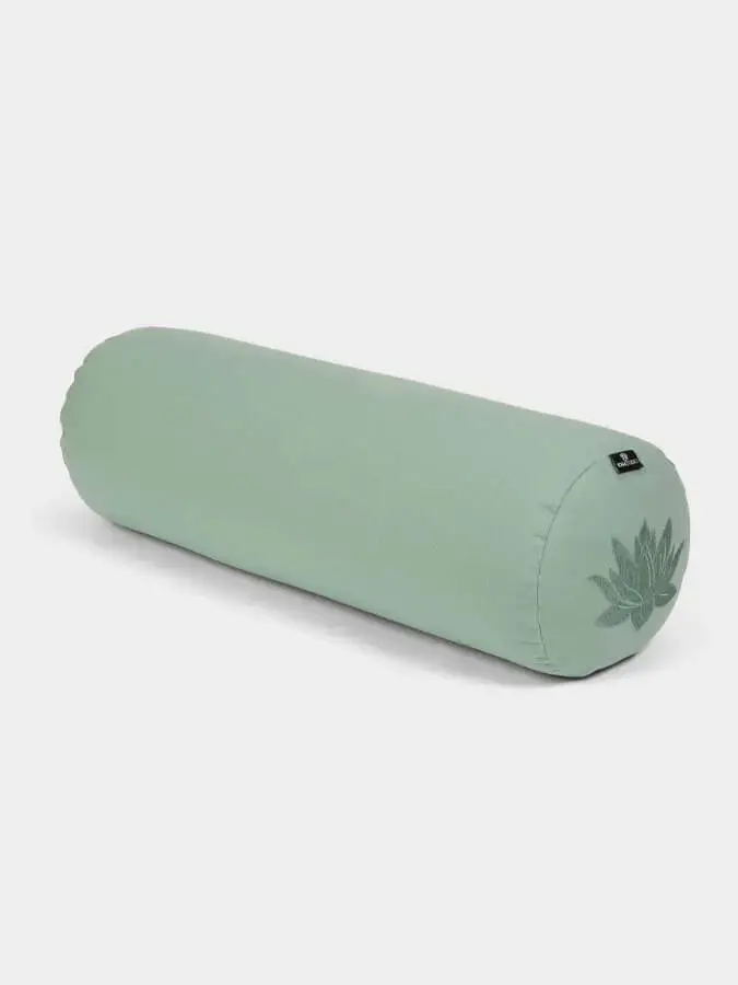 Yoga Studio Organic Cotton Buckwheat Lotus Meditation Bolster Cushion - Image 16