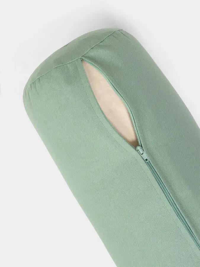 Yoga Studio Organic Cotton Buckwheat Lotus Meditation Bolster Cushion - Image 19