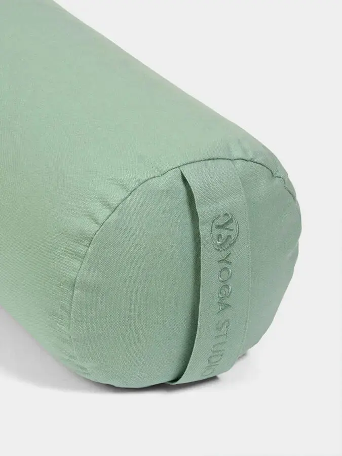 Yoga Studio Organic Cotton Buckwheat Lotus Meditation Bolster Cushion - Image 20