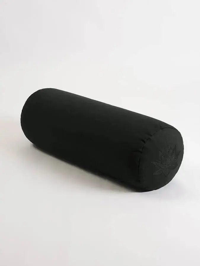 Yoga Studio Organic Cotton Buckwheat Lotus Meditation Bolster Cushion - Image 21